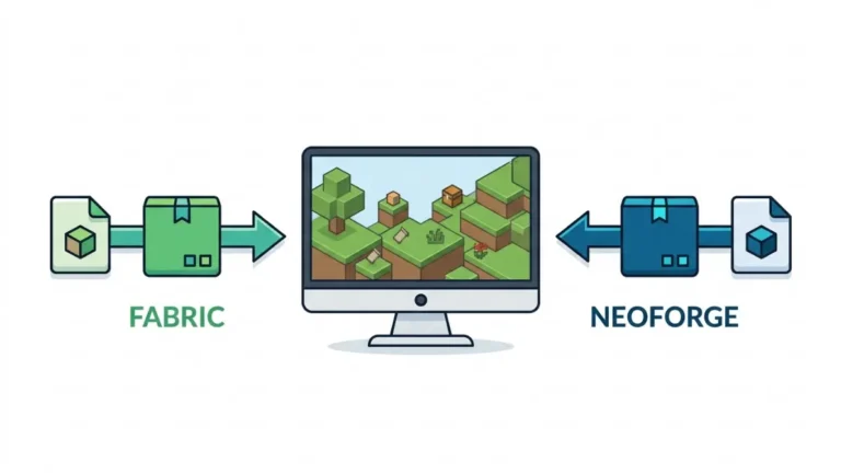 Fabric vs NeoForge Minecraft Java Edition mod loaders with separate loading paths