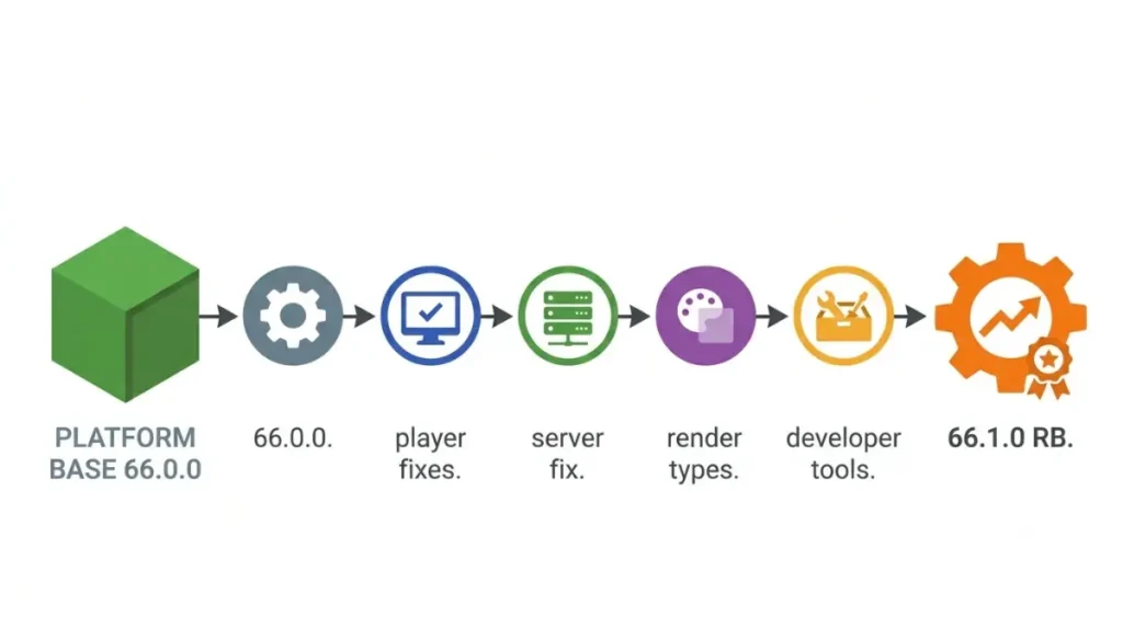 Minecraft Forge 26.3 changelog timeline from 66.0.0 through player, server, render and developer fixes to Recommended 66.1.0